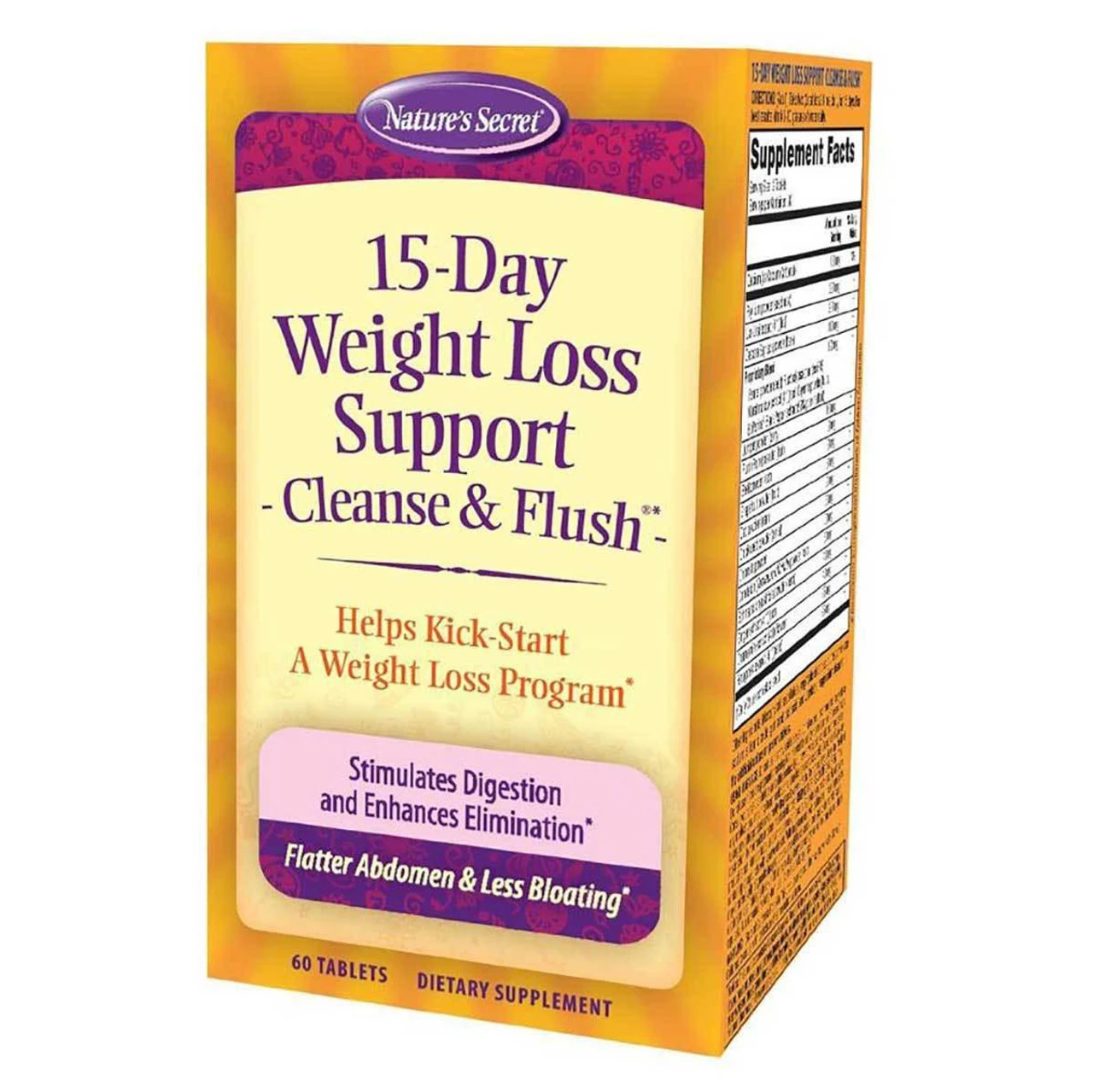Nature's Secret 15 Day Weight Loss Cleanse 60 Tabs 1 Nature's Secret 15 Day Weight Loss Cleanse 60 Tabs