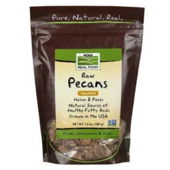 Now Foods Pecans Raw 12 Oz