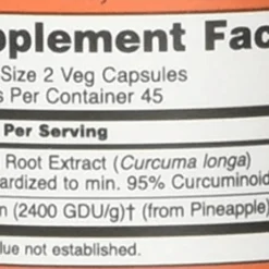 Now Foods Turmeric & Bromelain 90 Capsules 5 Now Foods Turmeric & Bromelain 90 Capsules -Now Foods Store 51s74j3IUEL. AC 1 21897.1704737269