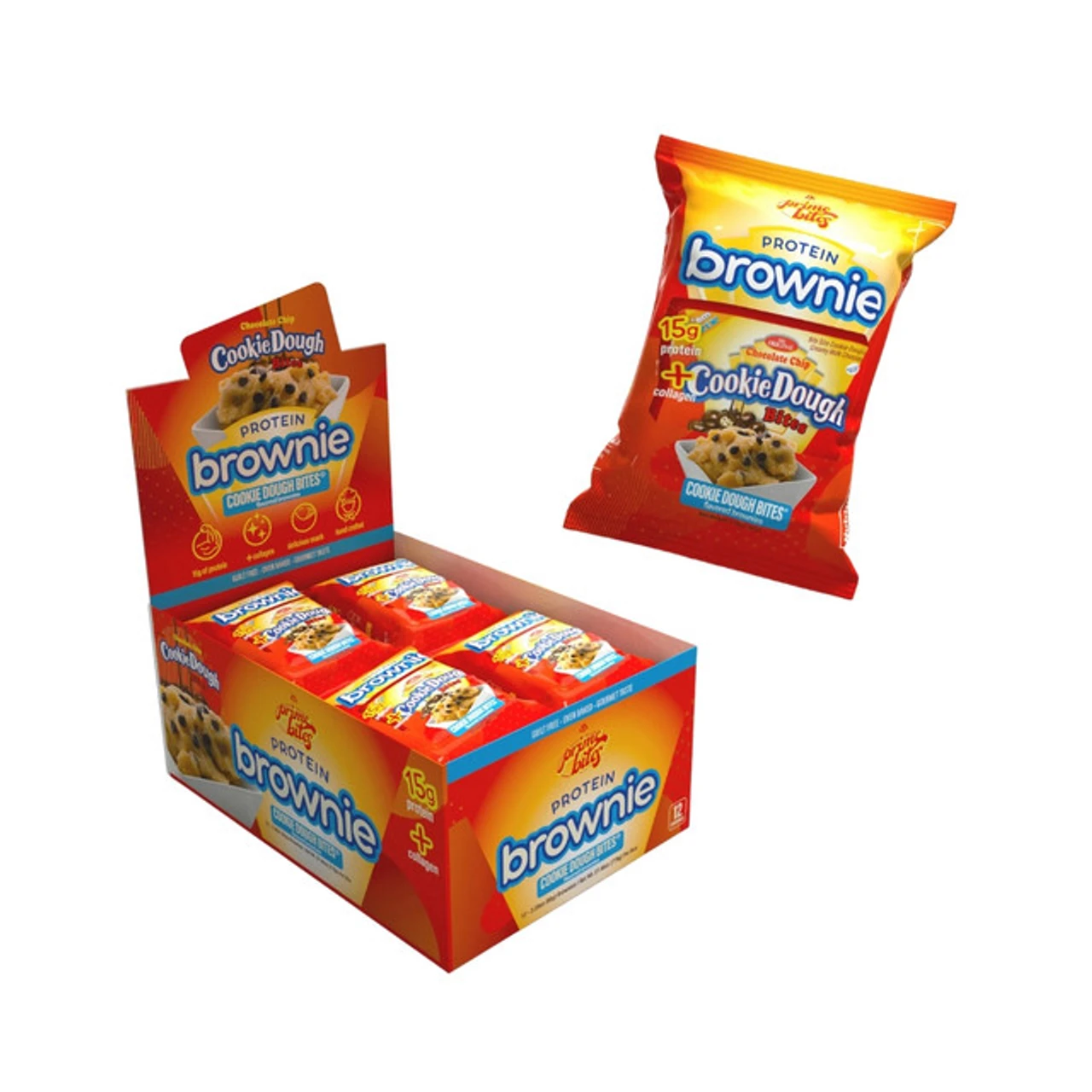 Alpha Prime Prime Bites Protein Brownies 12 Box 4 Alpha Prime Prime Bites Protein Brownies 12 Box - Image 4