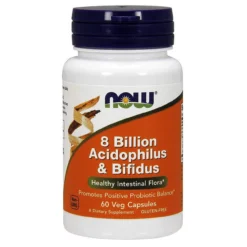 Now Foods 8 Billion Acidophilus & Bifidus 60 Veg Caps