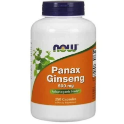 Now Foods Panax Ginseng 500 Mg 250 Capsules