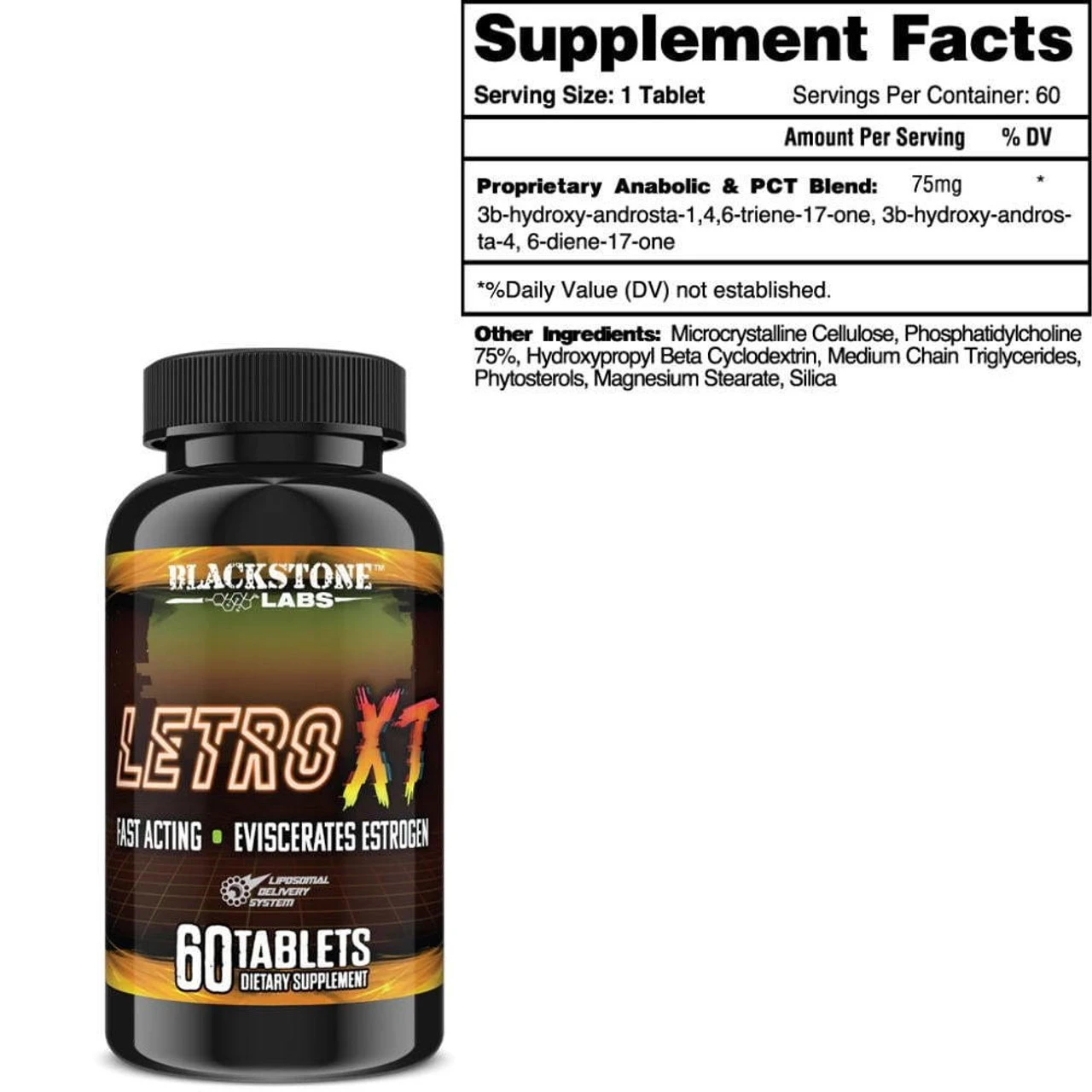 Blackstone Labs Letro XT 60 Tablets 3 Blackstone Labs Letro XT 60 Tablets - Image 3