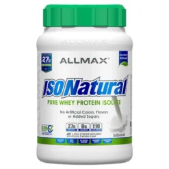 Allmax Nutrition IsoNatural Whey Protein 2 Lbs -Now Foods Store AllmaxNutritionIsoNaturalWheyProtein2Lbs unflavored new tub 78201.1713904869