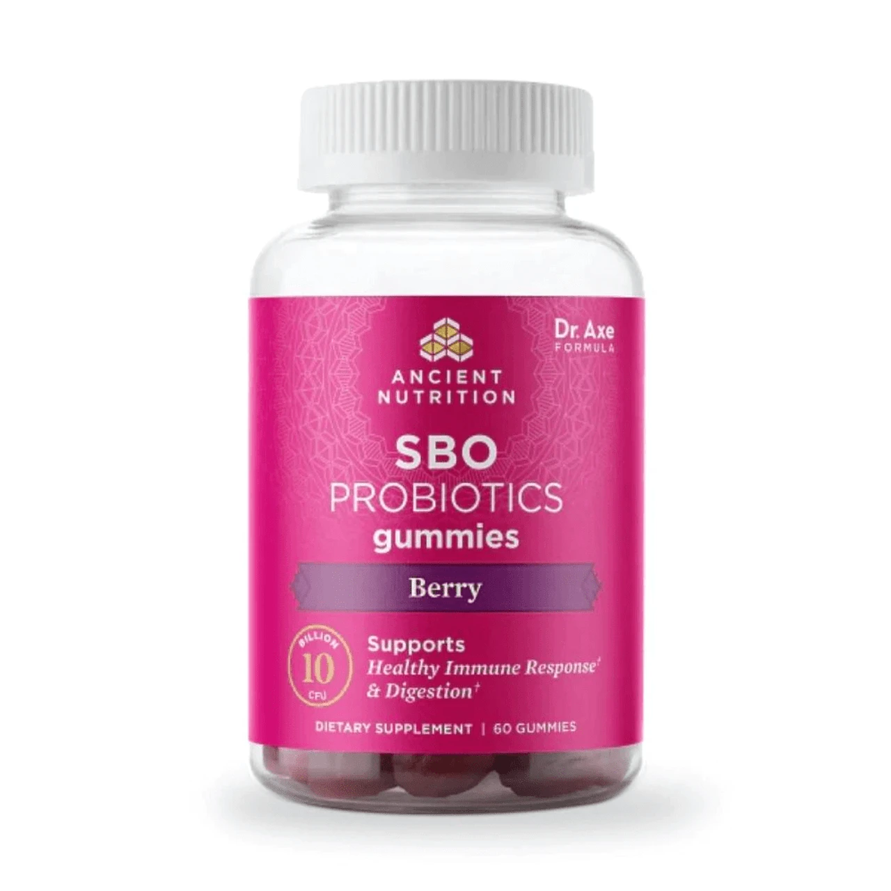 AN SBO Probiotic Gummy 10b CFU 60ct 1 AN SBO Probiotic Gummy 10b CFU 60ct