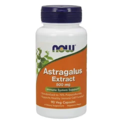 Now Foods Astragalus 70% Ext 500mg 90 Vegetable Capsules