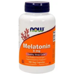 Now Foods Melatonin 5 Mg 180 Vegetable Capsules