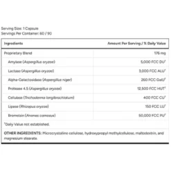 Flora Immediate Support Digestive Enzymes 90 Capsules -Now Foods Store Flora Immediate Support Digestive Enzymes Supplement Facts 86800.1740115130