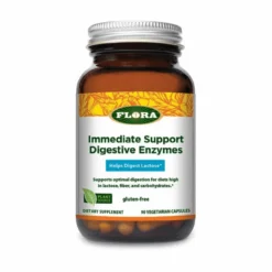 Flora Immediate Support Digestive Enzymes 90 Capsules -Now Foods Store Flora Immediate Support Digestive Enzymes 49360.1740115149
