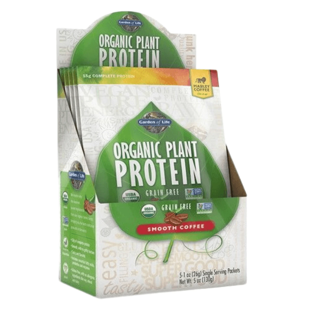 Garden Of Life Organic Plant Protein (Non-GMO) 5 Packet 2 Garden Of Life Organic Plant Protein (Non-GMO) 5 Packet - Image 2