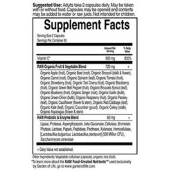 Garden Of Life Vitamin Code Raw Vitamin C 60 Vege Caps -Now Foods Store Garden of Life Vitamin Code Raw Vitamin C 65514.1715202943