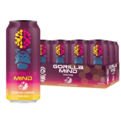 Gorilla Mind Energy 12/Case 28 Gorilla Mind Energy 12/Case -Now Foods Store Gorilla Mind 12 Case Blackberry Lemonade 72147.1738211179