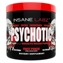 Insane Labz Psychotic 35 Servings -Now Foods Store Insane Labz Psychotic Fruit Punch 90541.1740416387