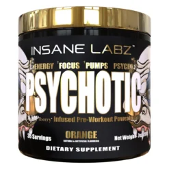Insane Labz Psychotic Gold 35 Servings -Now Foods Store Insane Labz Psychotic Gold Orange 12434.1704741822
