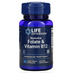 Life Extension Folate & Vitamin B12 90 Capsules