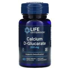 Life Extension Calcium D-Glucarate 200 Mg 60 Caps