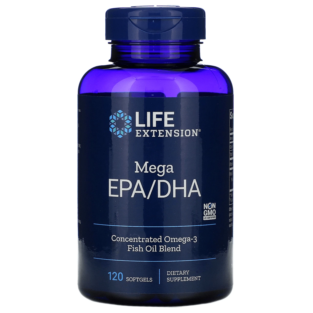 Life Extension Omega-3 120 Softgels (Formally Mega EPA/DHA) 1 Life Extension Omega-3 120 Softgels (Formally Mega EPA/DHA)