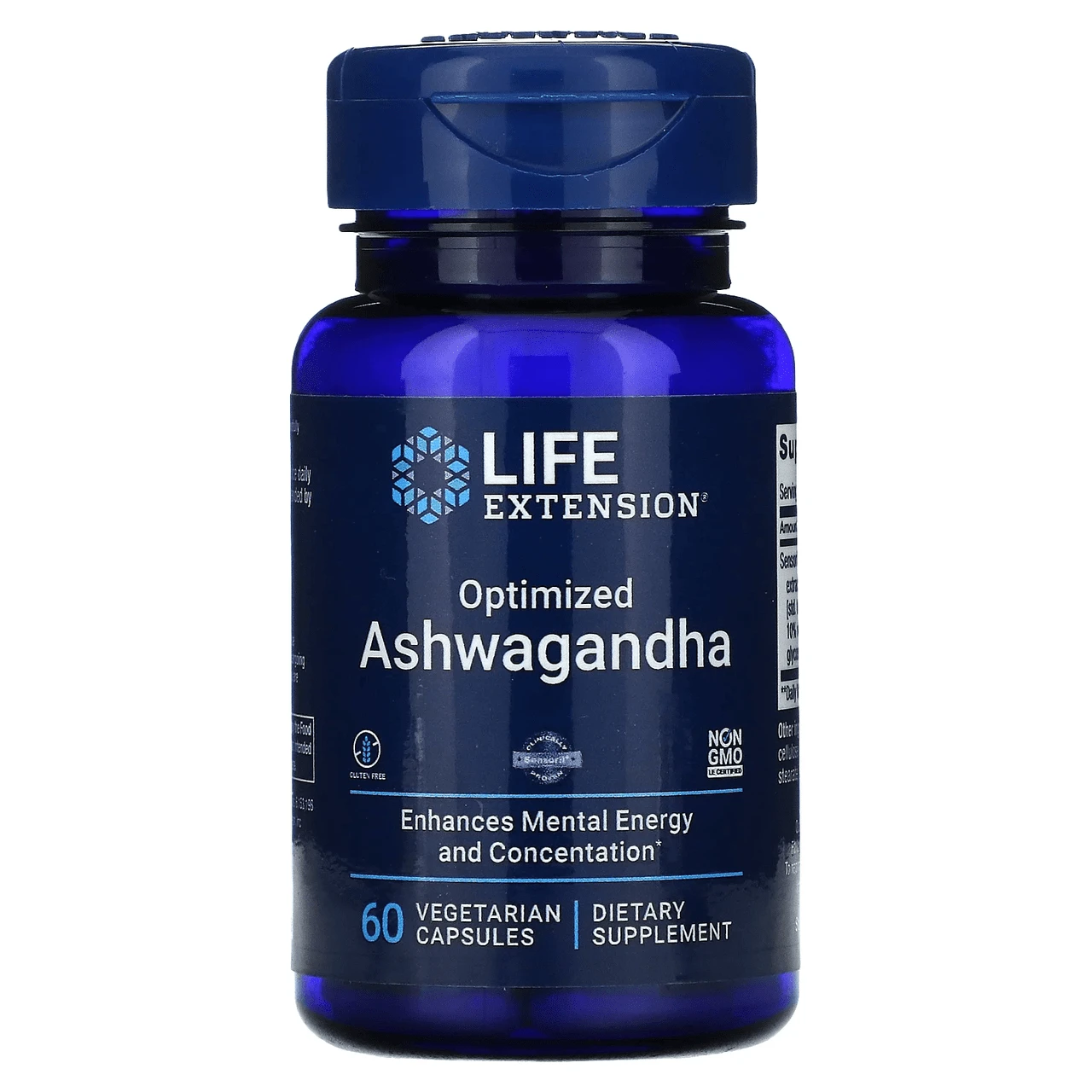 Life Extension Optimized Ashwagandha 60 Capsules 1 Life Extension Optimized Ashwagandha 60 Capsules