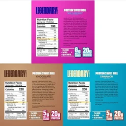 Legendary Foods Protein Sweet Roll 8/Box 16 Legendary Foods Protein Sweet Roll 8/Box -Now Foods Store Legendary Protein Sweet Roll Ingredients 64711.1741556305
