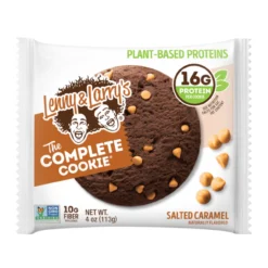Lenny & Larry's Complete Cookie 12/Box -Now Foods Store Lenny Larrys Complete Cookies Salted Caramel 52586.1738818177