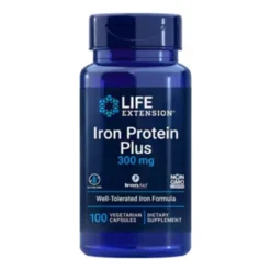 Life Extension Iron Protein Plus 300mg 100 Caps