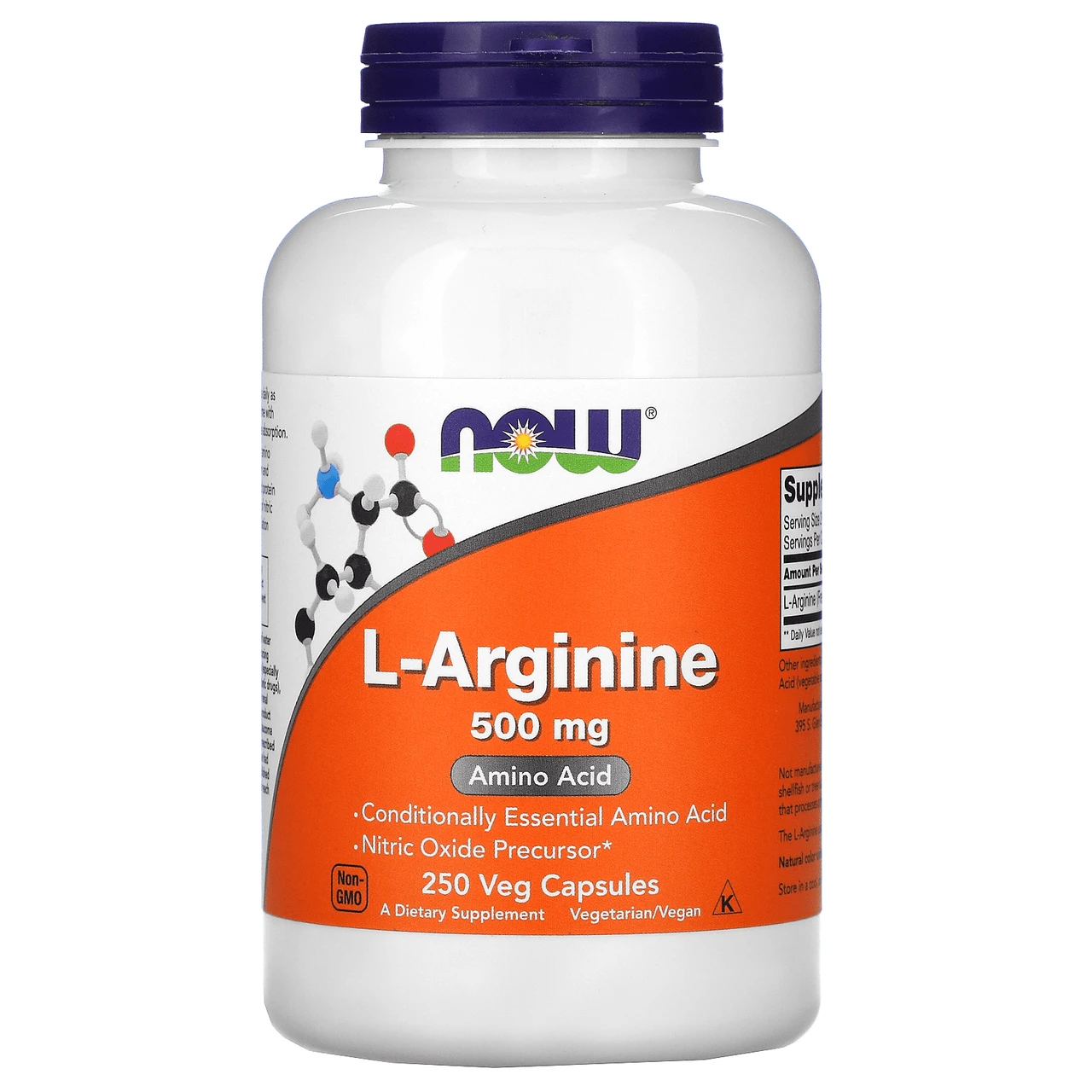 Now Foods L-Arginine 500 Mg 250 Capsules 1 Now Foods L-Arginine 500 Mg 250 Capsules