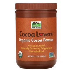 Now Foods Cocoa Powder Pure Organic 12 Oz