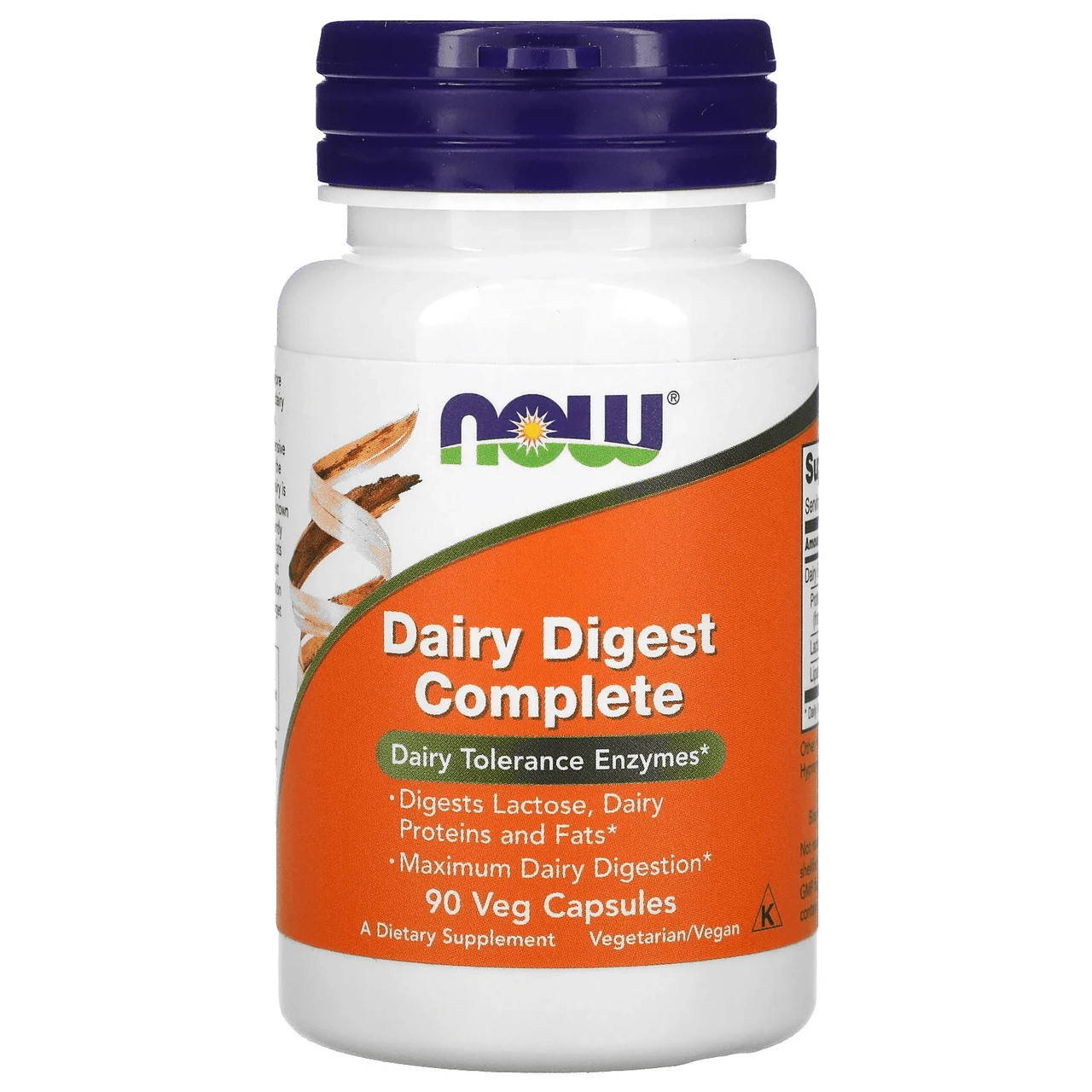 Now Foods Dairy Digest Complete 90 Capsules 1 Now Foods Dairy Digest Complete 90 Capsules