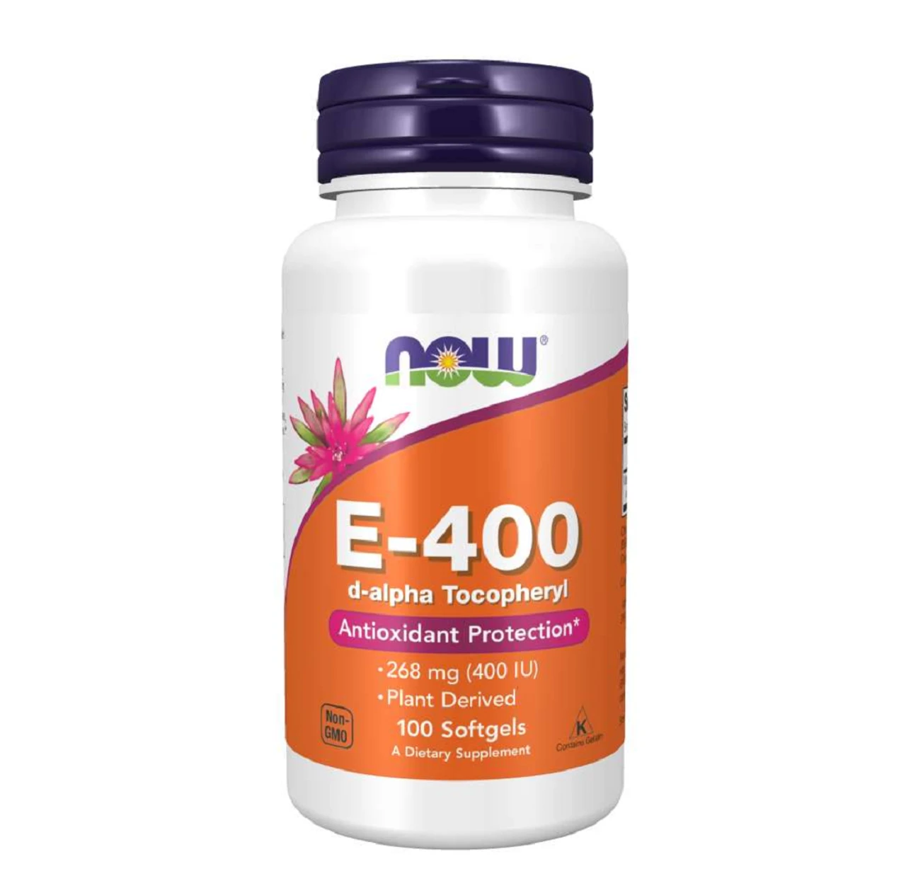 Now Foods E-400 DA 100 Softgels 1 Now Foods E-400 DA 100 Softgels