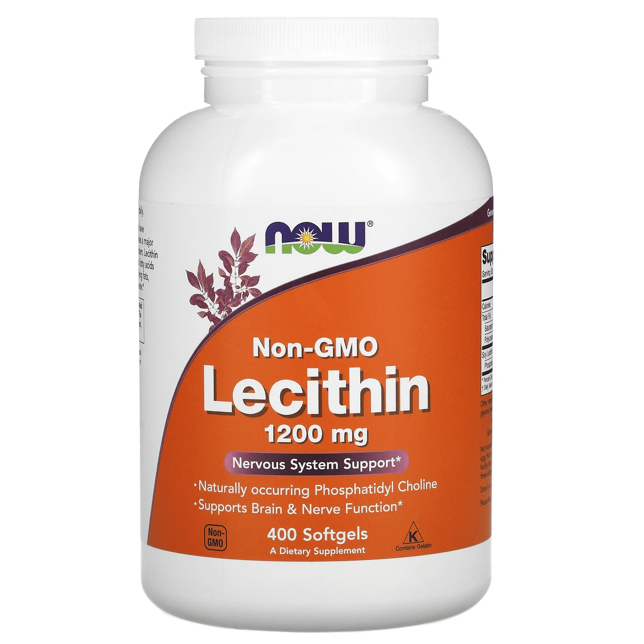 Now Foods Lecithin 1200mg 400 Softgels 1 Now Foods Lecithin 1200mg 400 Softgels