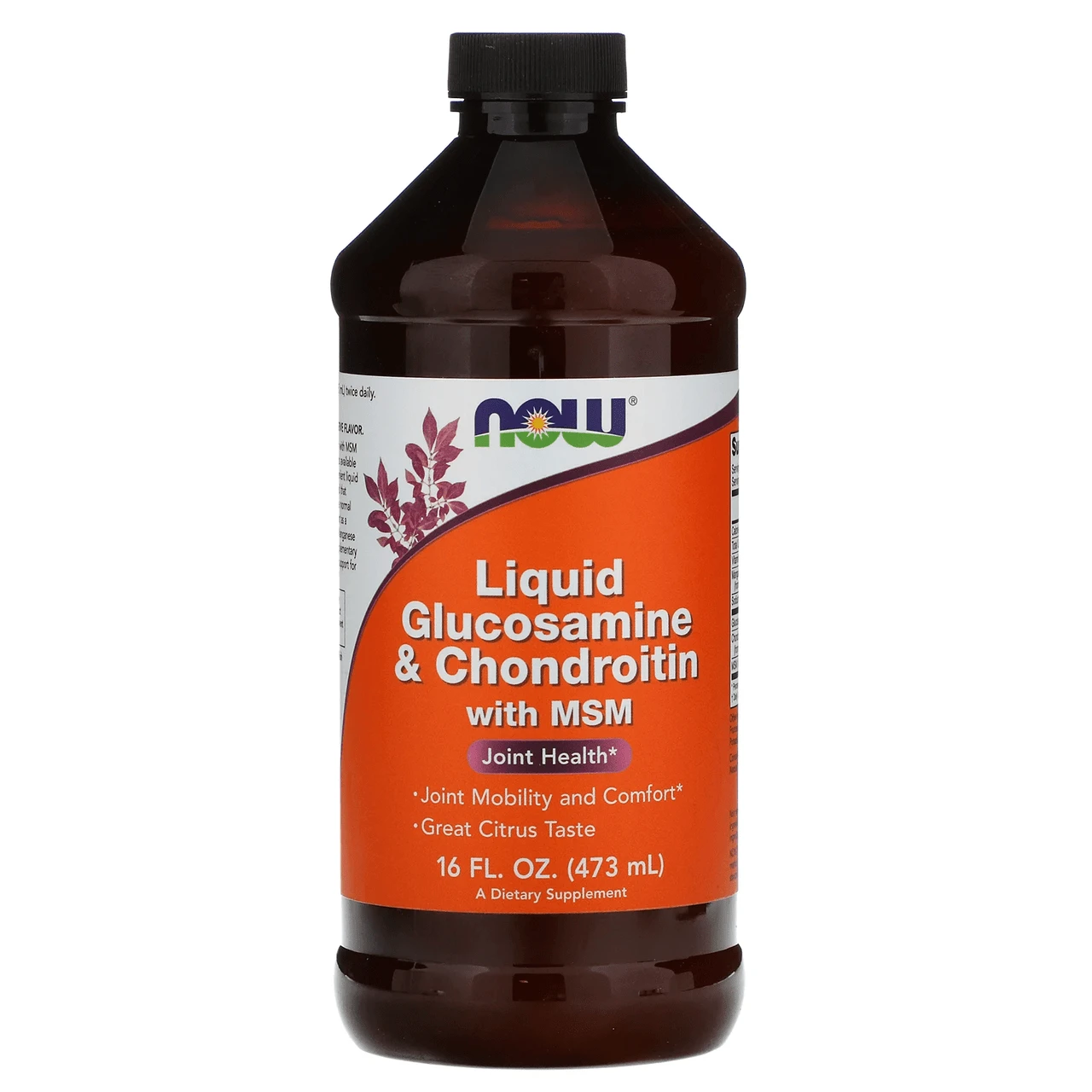 Now Foods Liquid Glucosamine & Chondroitin W/ MSM 16oz 1 Now Foods Liquid Glucosamine & Chondroitin W/ MSM 16oz