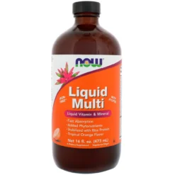 Now Foods Liquid Multi Orange Flavored 16 Oz
