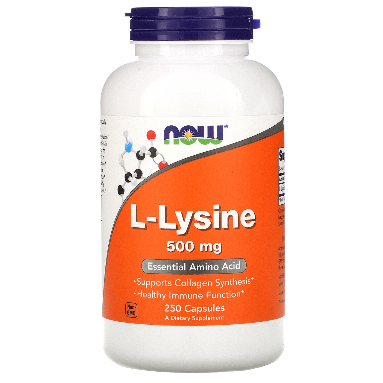 Now Foods L-Lysine 500mg 250 Caps 1 Now Foods L-Lysine 500mg 250 Caps