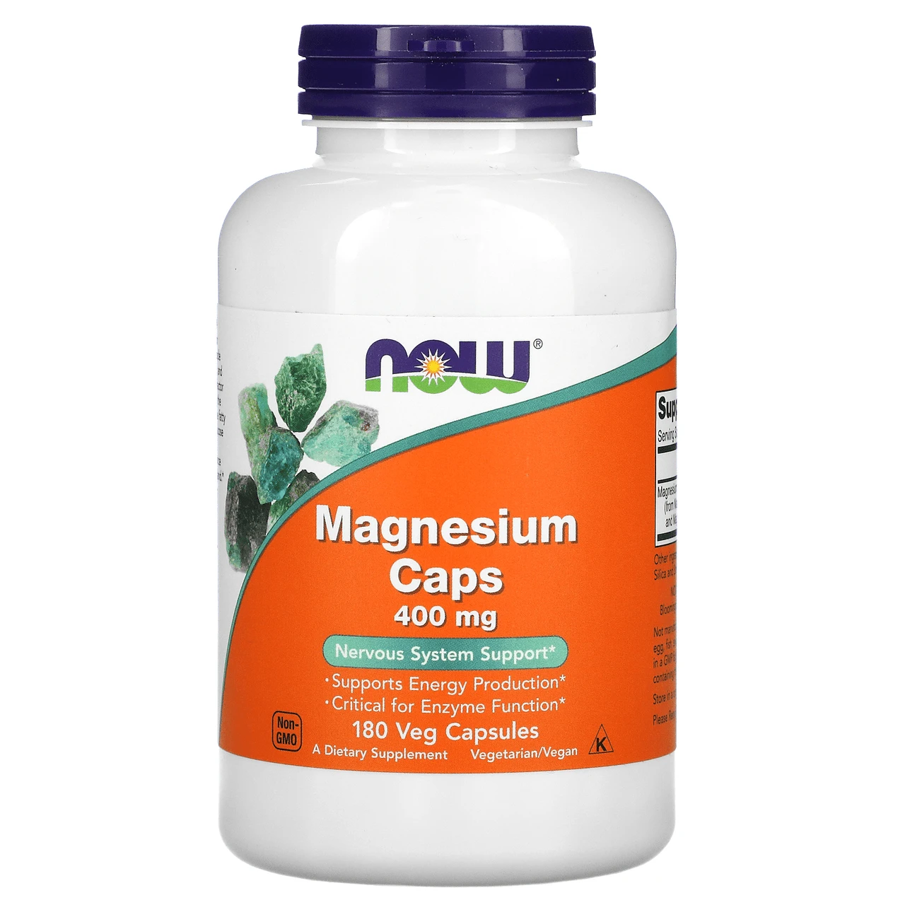 Now Foods Magnesium 400 Mg 180 Capsules 1 Now Foods Magnesium 400 Mg 180 Capsules