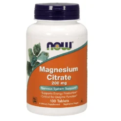 Now Foods Magnesium Citrate 200 Mg 100 Tablets