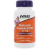 Now Foods Natural Resveratrol 50 Mg 60 Vegetable Capsules