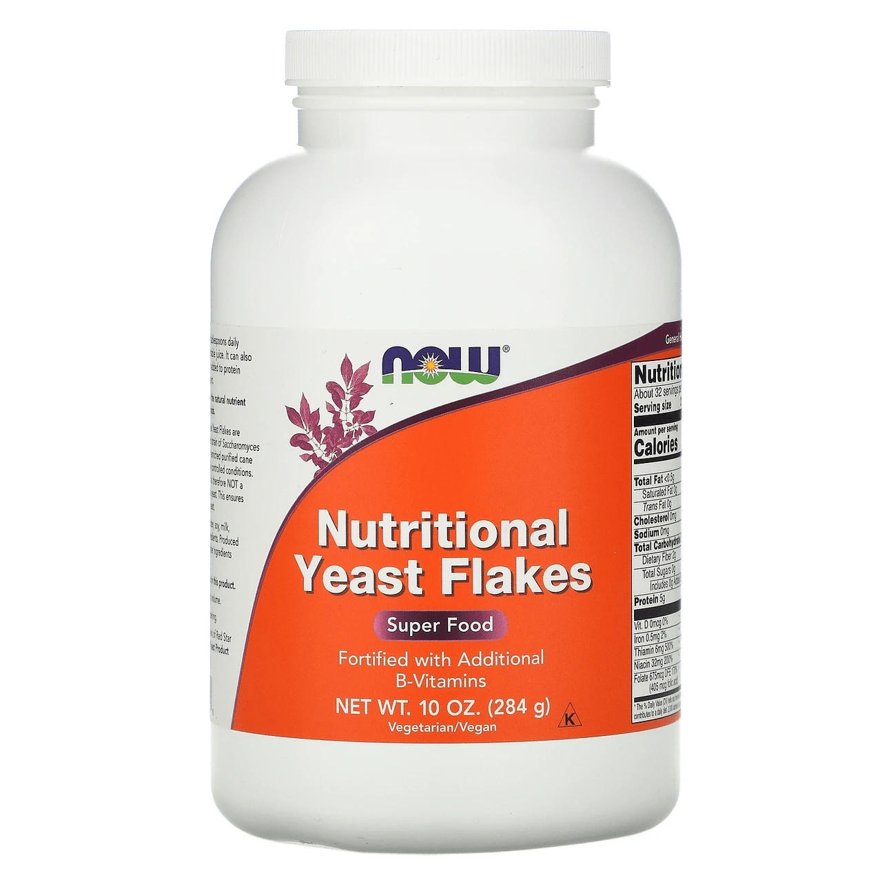 Now Foods Nutritional Yeast Flakes 10 Oz 1 Now Foods Nutritional Yeast Flakes 10 Oz