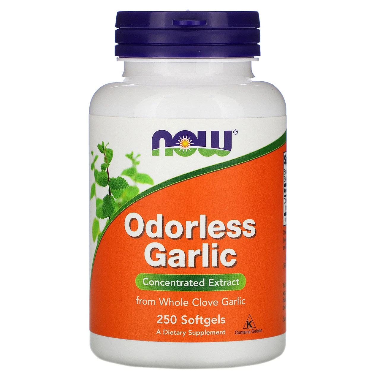 Now Foods Odorless Garlic 250 Softgels 1 Now Foods Odorless Garlic 250 Softgels