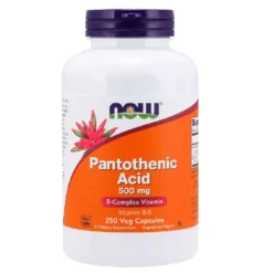 Now Foods Pantothenic Acid 500 Mg 250 Capsules
