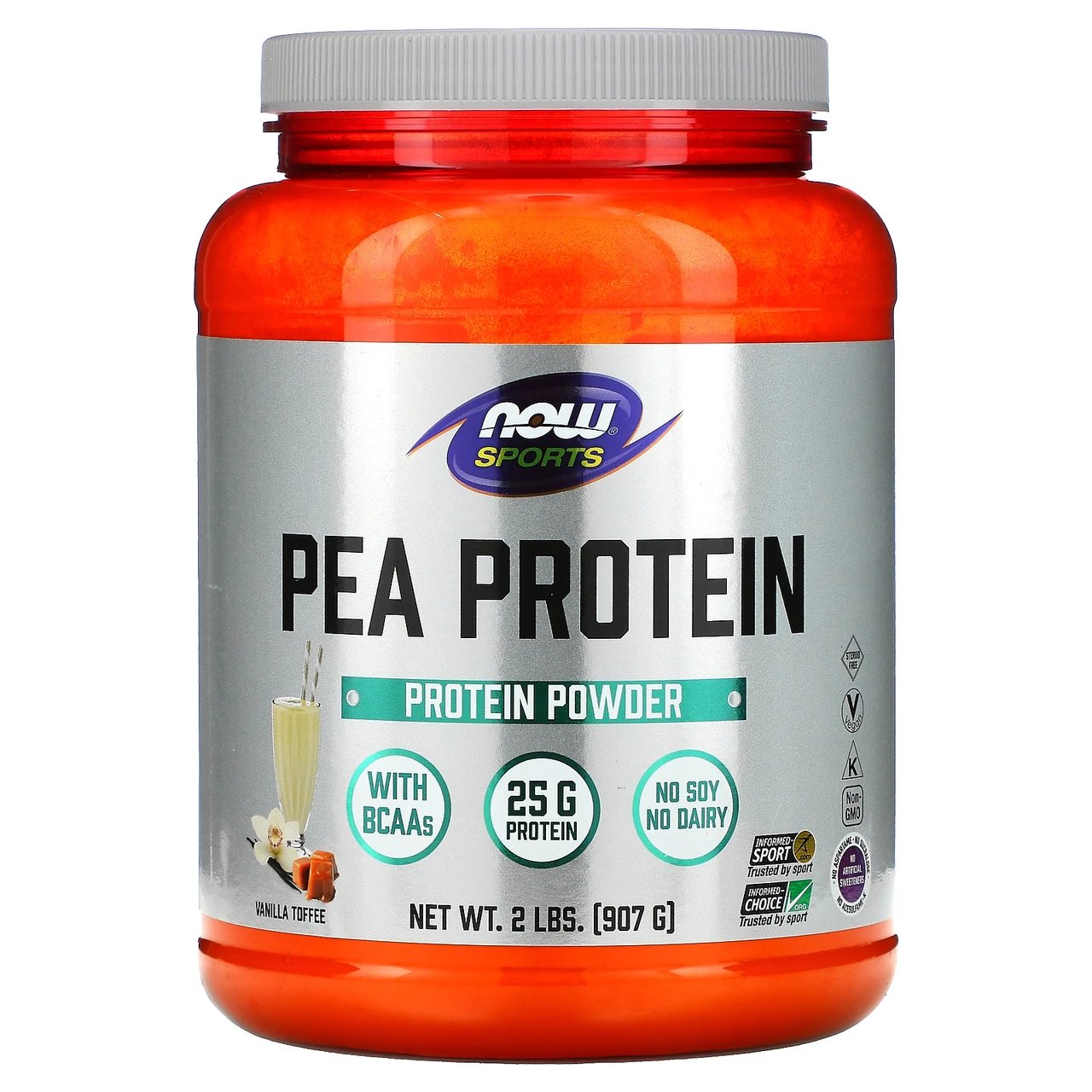 Now Foods Pea Protein Vanilla Toffee 2 Lbs 1 Now Foods Pea Protein Vanilla Toffee 2 Lbs