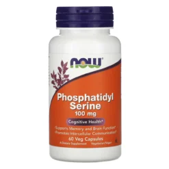 Now Foods Phosphatidyl Serine 100 Mg 60 Vegetable Capsules