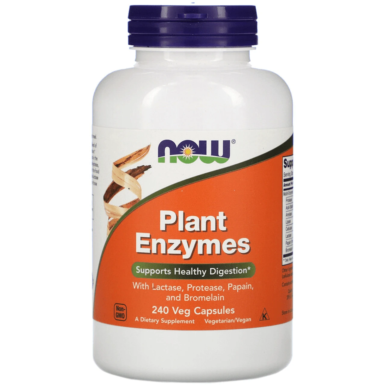 Now Foods Plant Enzymes 240 Vegetable Capsules 1 Now Foods Plant Enzymes 240 Vegetable Capsules