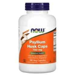 Now Foods Psyllium Husk 700 Mg + Pectin 180 Capsules