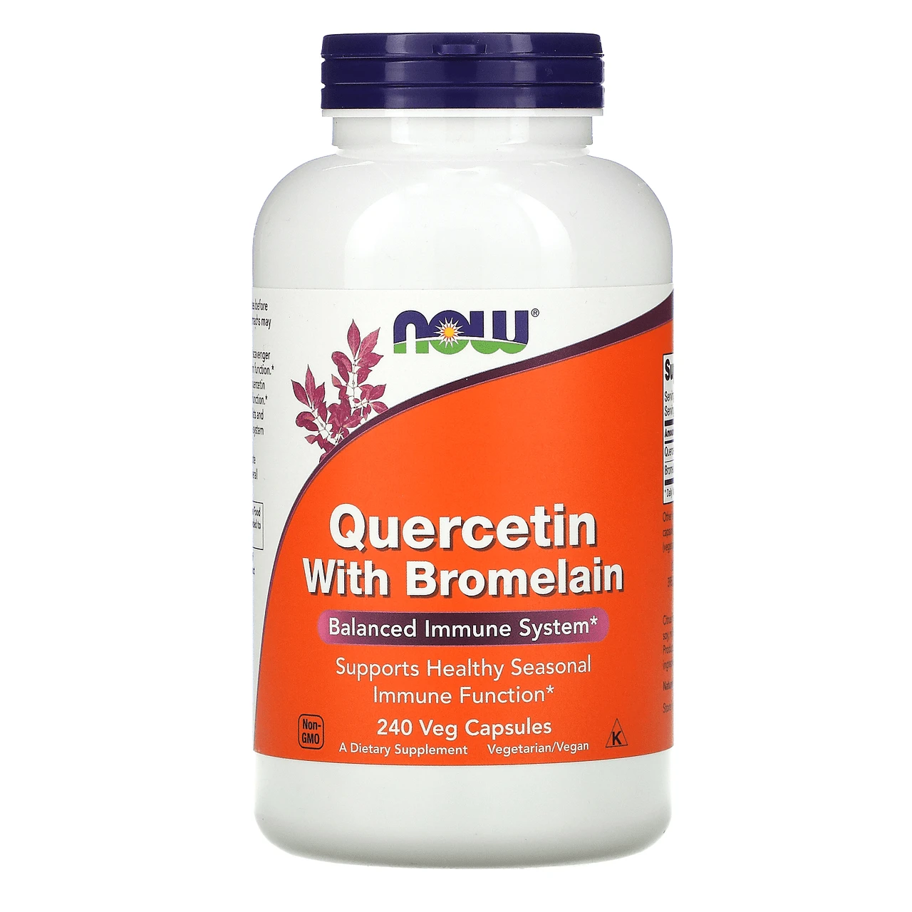 Now Foods Quercetin W/Bromelain 240 Capsules 1 Now Foods Quercetin W/Bromelain 240 Capsules