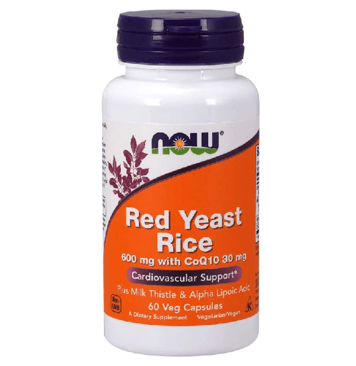 Now Foods Red Yeast Rice & CoQ10 60 Vegetable Capsules 1 Now Foods Red Yeast Rice & CoQ10 60 Vegetable Capsules