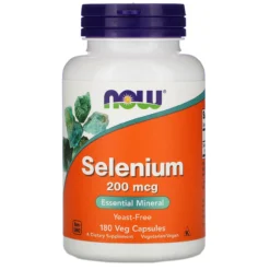 Now Foods Selenium 200 Mcg 180 Vegetable Capsules