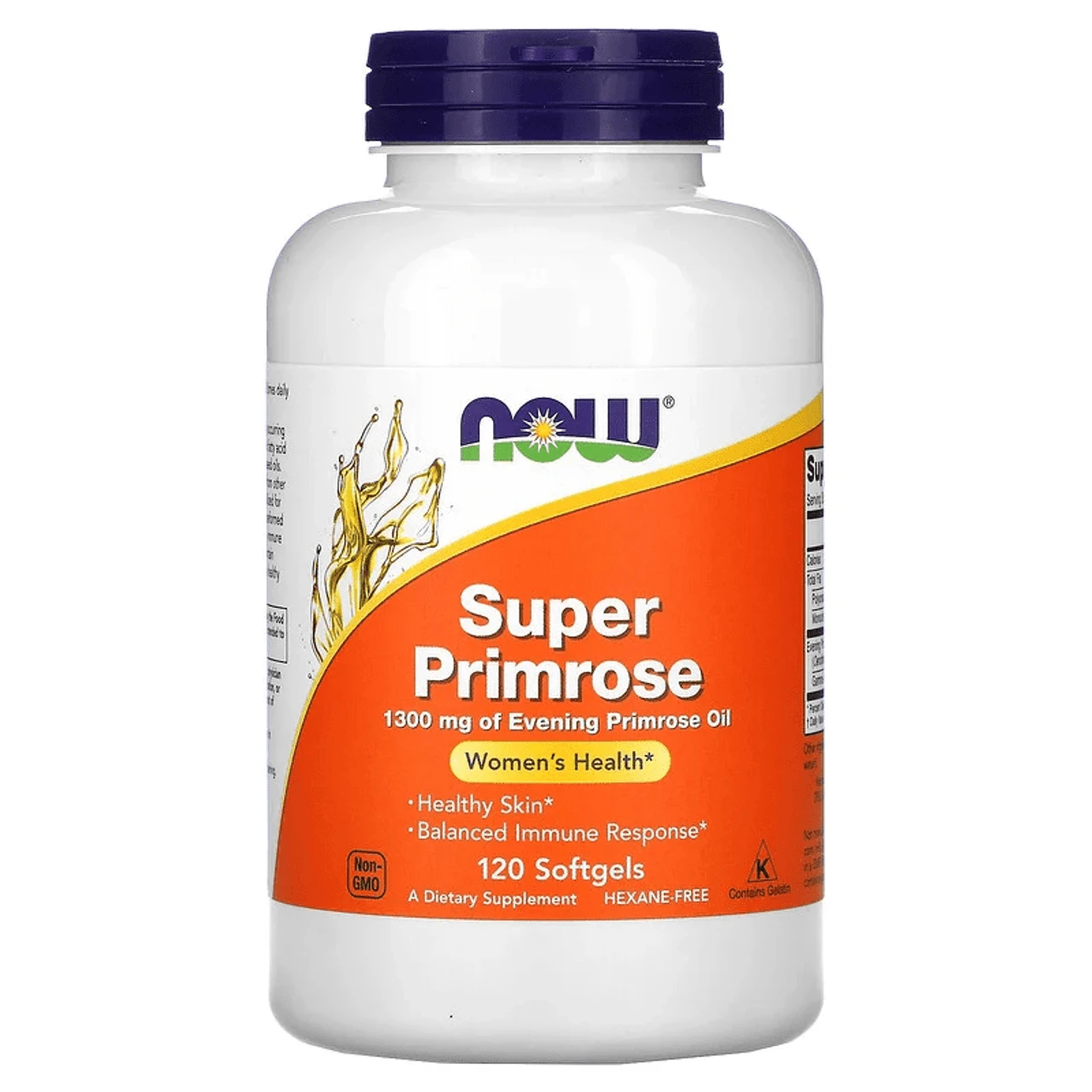 Now Foods Super Primrose 1300mg 120 Gels 1 Now Foods Super Primrose 1300mg 120 Gels
