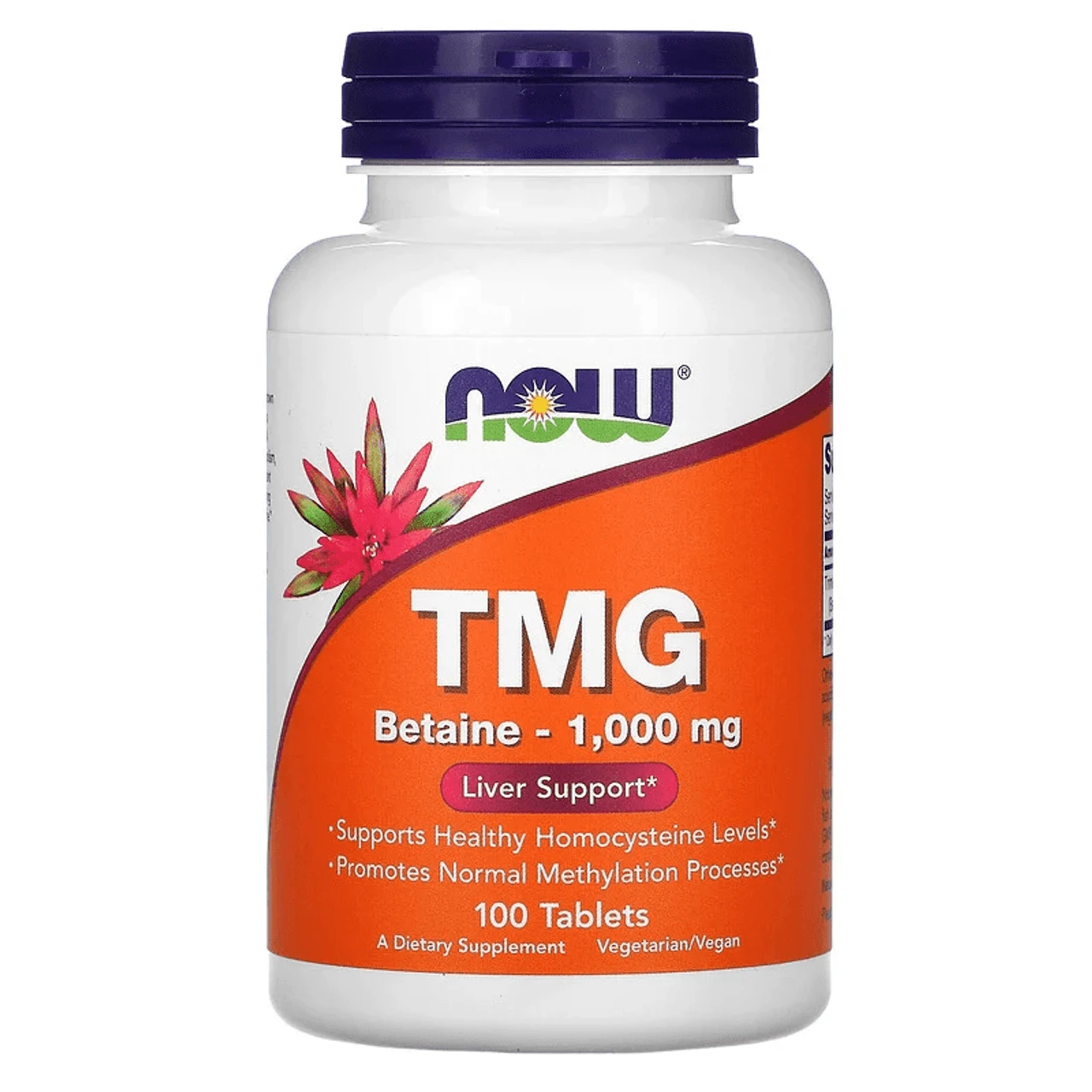 Now Foods TMG 1000 Mg 100 Tablets 1 Now Foods TMG 1000 Mg 100 Tablets