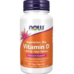 Now Foods Vitamin D-1000 IU 120 Capsules