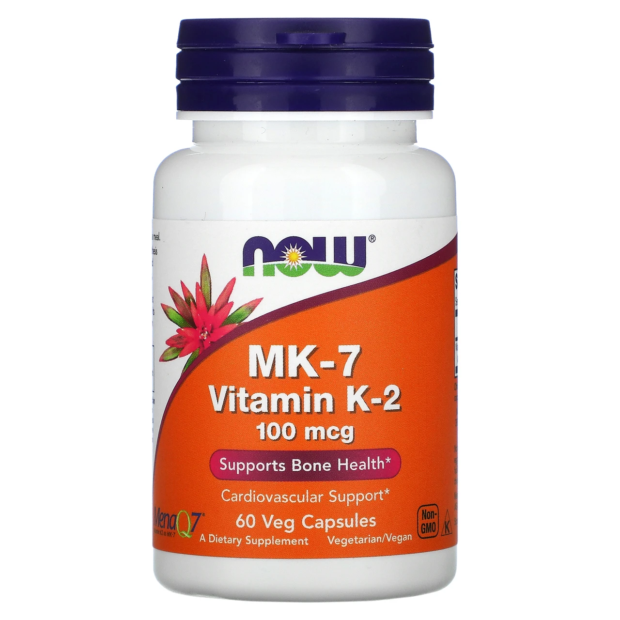 Now Foods Vitamin K-2 (MK7) 100 Mcg 60 Vegetable Capsules 1 Now Foods Vitamin K-2 (MK7) 100 Mcg 60 Vegetable Capsules